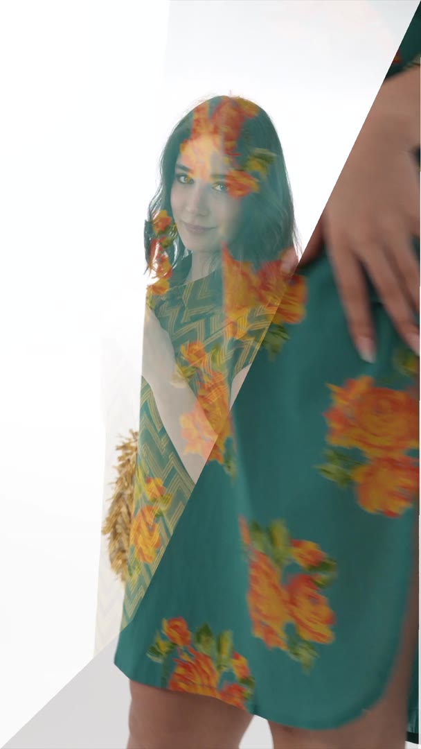 Fashion editorial studio session